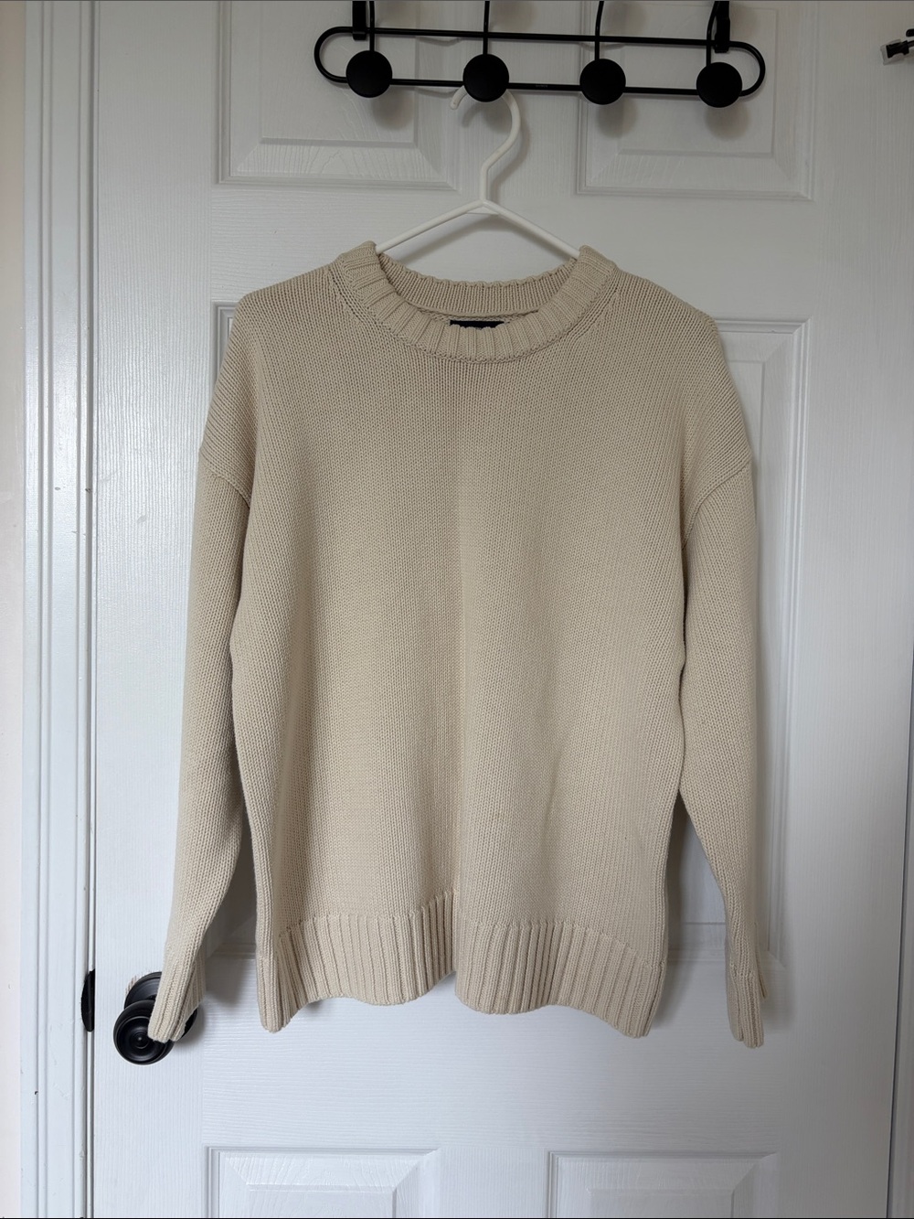 Gap 100% Cotton Oversized Sweater in Chino Beige